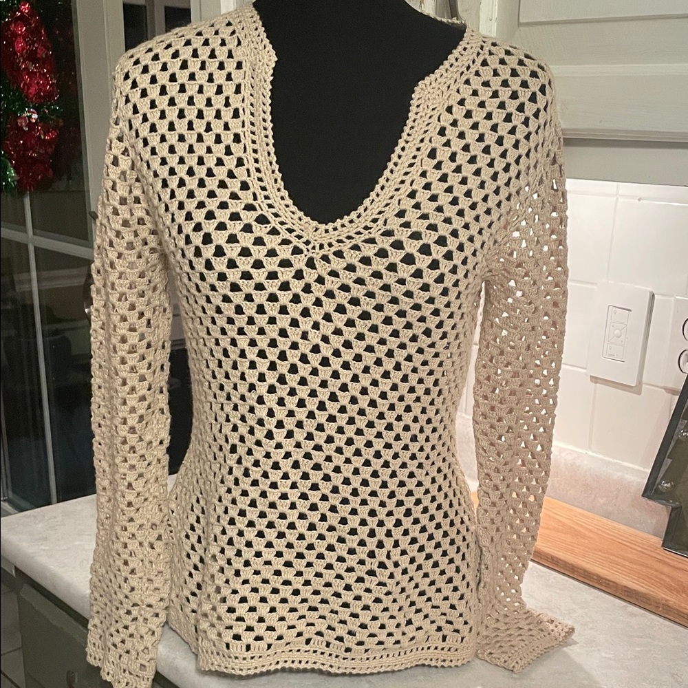 Rampage Clothing Company Crochet Sweater